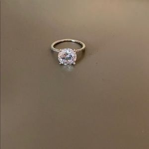 3 CT Solitaire .925 Silver Luxury Engagement Ring